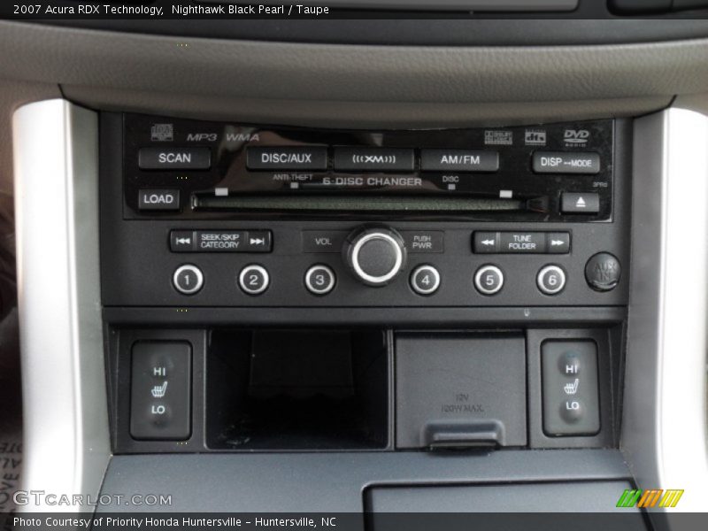 Nighthawk Black Pearl / Taupe 2007 Acura RDX Technology
