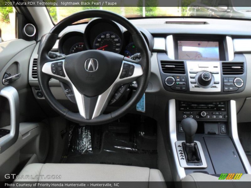 Nighthawk Black Pearl / Taupe 2007 Acura RDX Technology