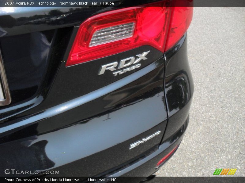 Nighthawk Black Pearl / Taupe 2007 Acura RDX Technology
