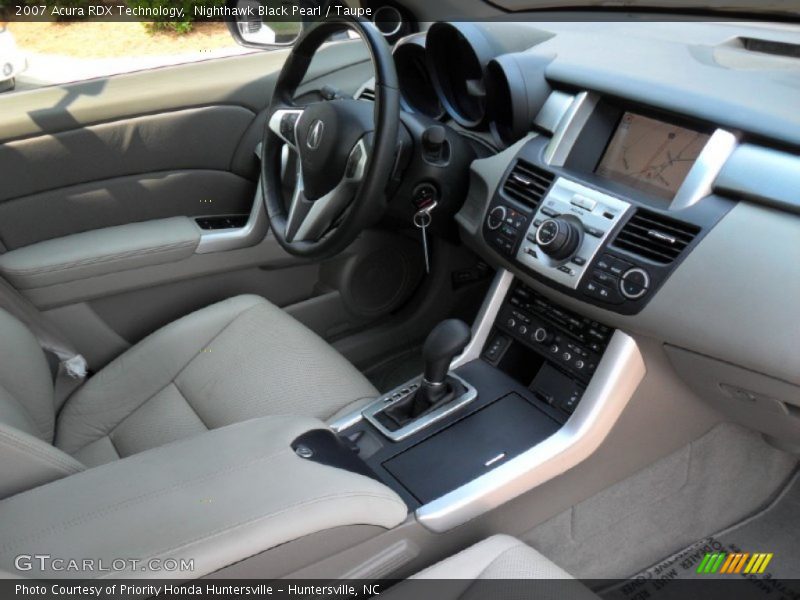 Nighthawk Black Pearl / Taupe 2007 Acura RDX Technology