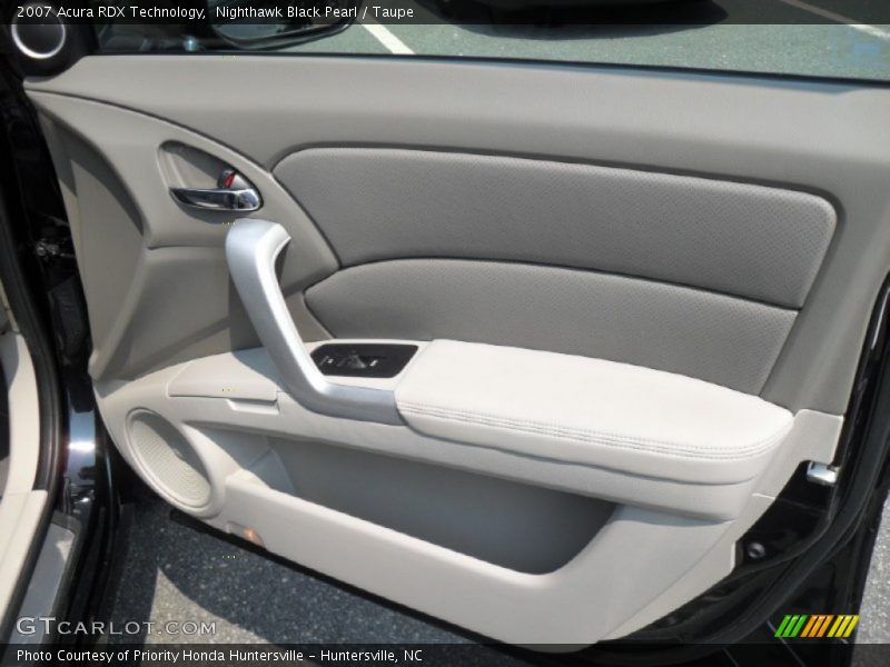 Nighthawk Black Pearl / Taupe 2007 Acura RDX Technology
