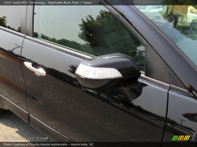 Nighthawk Black Pearl / Taupe 2007 Acura RDX Technology