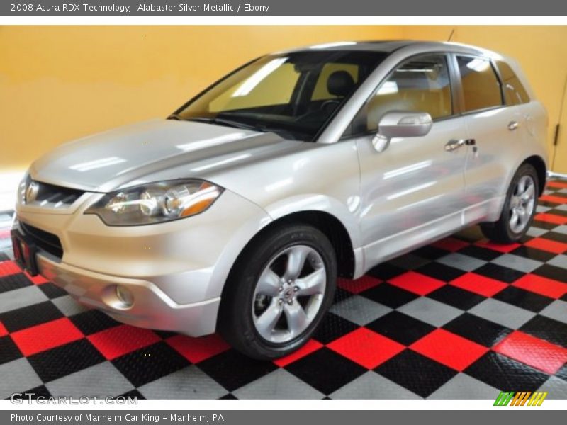 Alabaster Silver Metallic / Ebony 2008 Acura RDX Technology