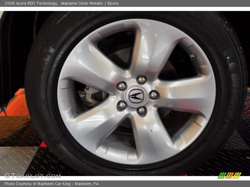 Alabaster Silver Metallic / Ebony 2008 Acura RDX Technology