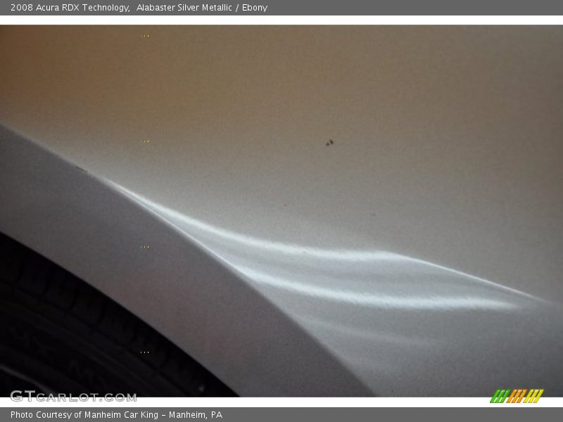 Alabaster Silver Metallic / Ebony 2008 Acura RDX Technology