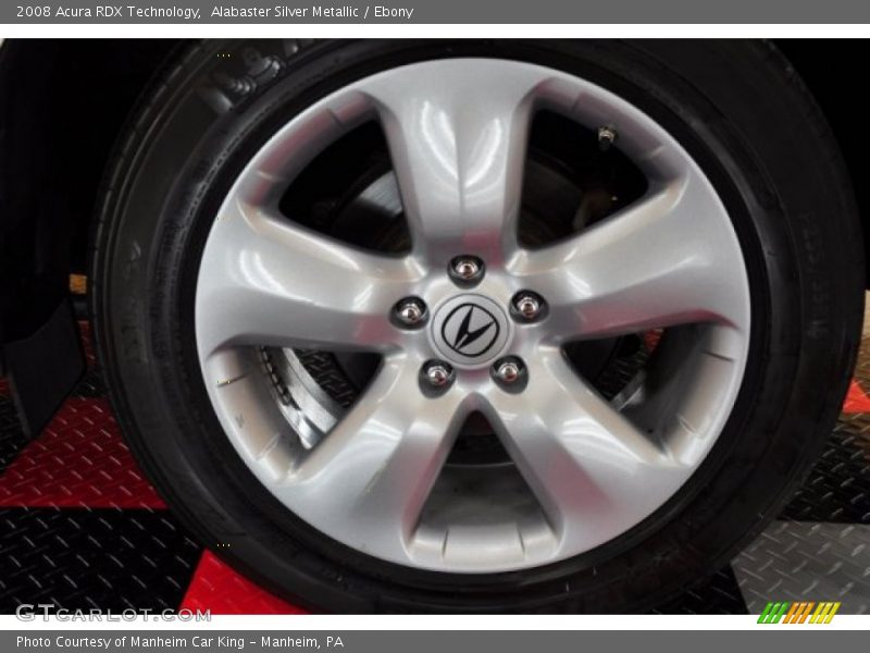 Alabaster Silver Metallic / Ebony 2008 Acura RDX Technology