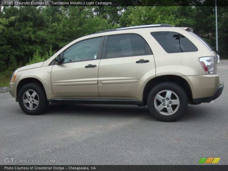 Sandstone Metallic / Light Cashmere 2005 Chevrolet Equinox LS