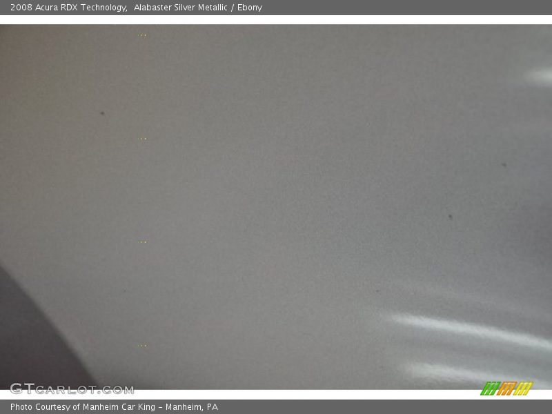 Alabaster Silver Metallic / Ebony 2008 Acura RDX Technology