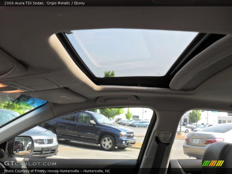 Grigio Metallic / Ebony 2009 Acura TSX Sedan