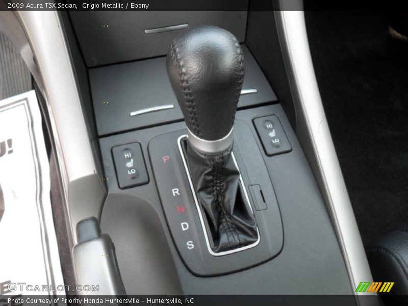 Grigio Metallic / Ebony 2009 Acura TSX Sedan