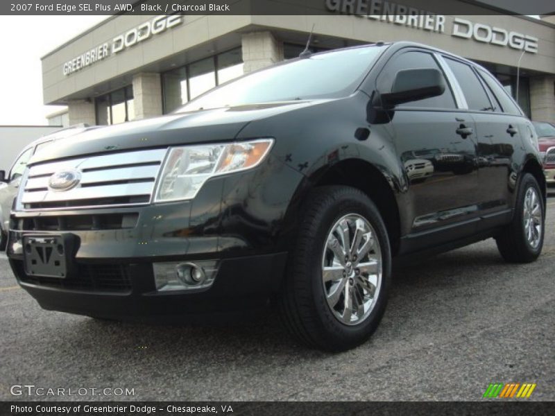 Black / Charcoal Black 2007 Ford Edge SEL Plus AWD