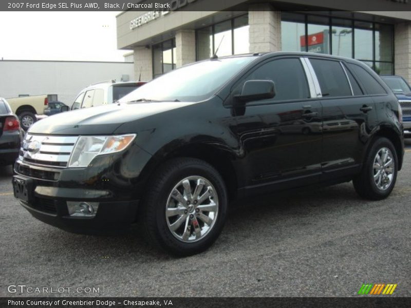 Black / Charcoal Black 2007 Ford Edge SEL Plus AWD