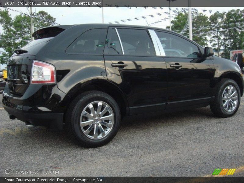 Black / Charcoal Black 2007 Ford Edge SEL Plus AWD