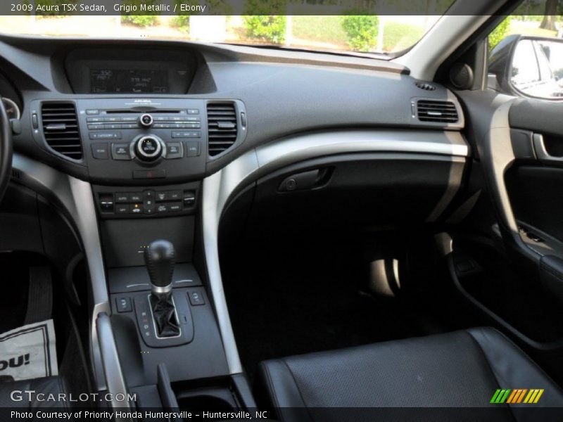 Grigio Metallic / Ebony 2009 Acura TSX Sedan