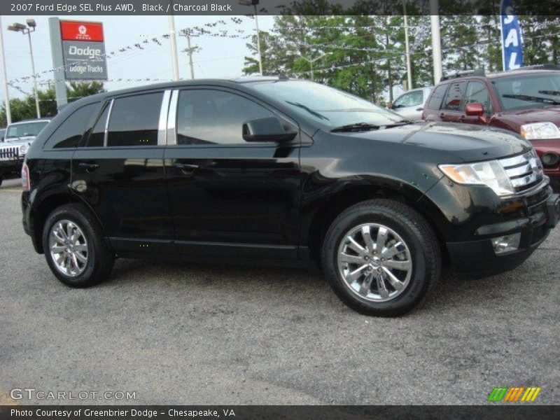 Black / Charcoal Black 2007 Ford Edge SEL Plus AWD