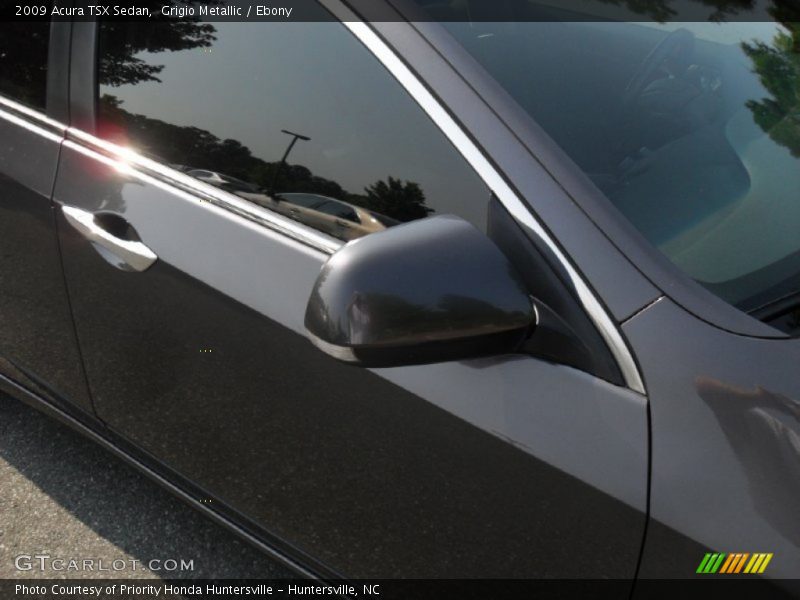 Grigio Metallic / Ebony 2009 Acura TSX Sedan