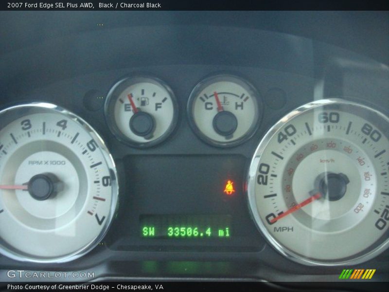 Black / Charcoal Black 2007 Ford Edge SEL Plus AWD
