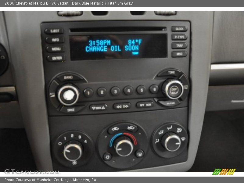 Dark Blue Metallic / Titanium Gray 2006 Chevrolet Malibu LT V6 Sedan