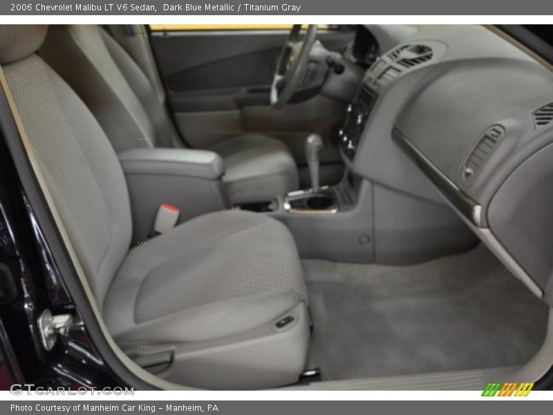 Dark Blue Metallic / Titanium Gray 2006 Chevrolet Malibu LT V6 Sedan