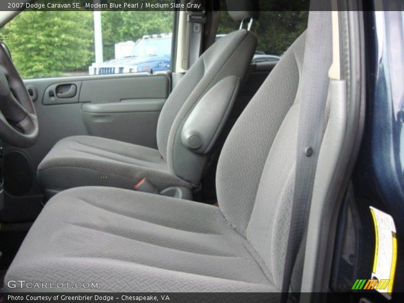 Modern Blue Pearl / Medium Slate Gray 2007 Dodge Caravan SE