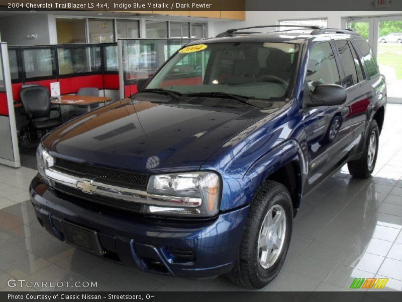 Indigo Blue Metallic / Dark Pewter 2004 Chevrolet TrailBlazer LS 4x4