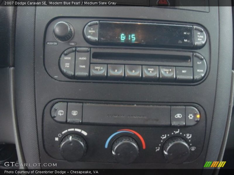 Modern Blue Pearl / Medium Slate Gray 2007 Dodge Caravan SE