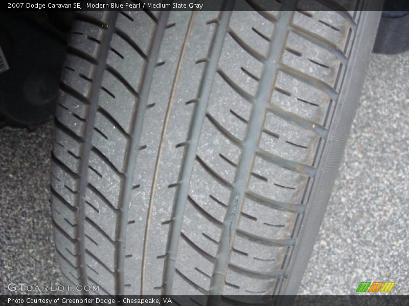 Modern Blue Pearl / Medium Slate Gray 2007 Dodge Caravan SE