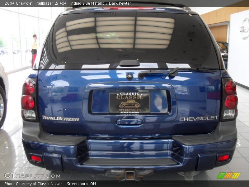 Indigo Blue Metallic / Dark Pewter 2004 Chevrolet TrailBlazer LS 4x4