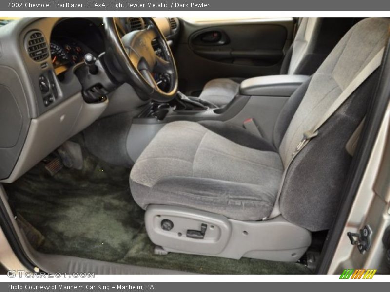 Light Pewter Metallic / Dark Pewter 2002 Chevrolet TrailBlazer LT 4x4