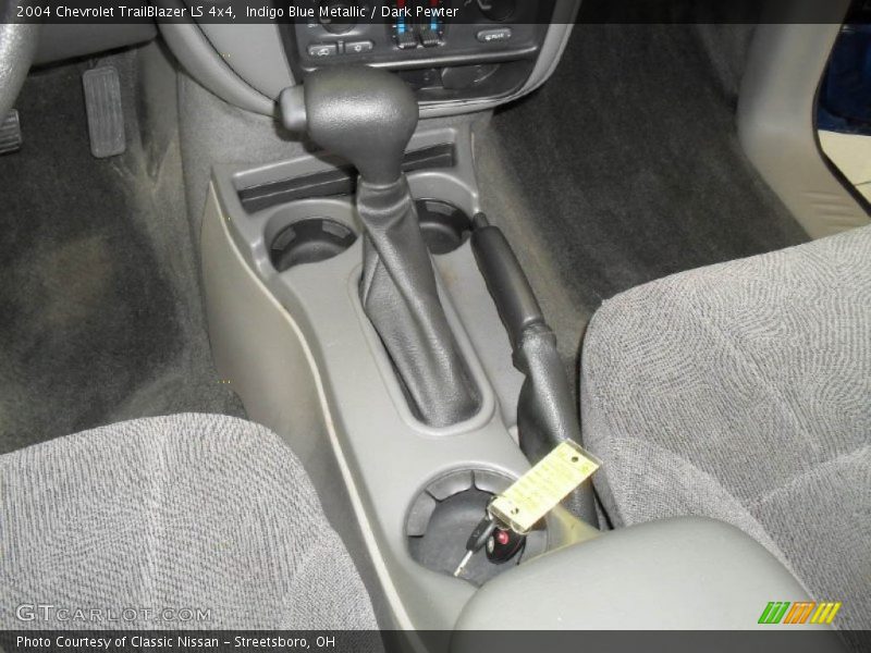 Indigo Blue Metallic / Dark Pewter 2004 Chevrolet TrailBlazer LS 4x4