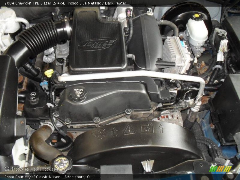 Indigo Blue Metallic / Dark Pewter 2004 Chevrolet TrailBlazer LS 4x4