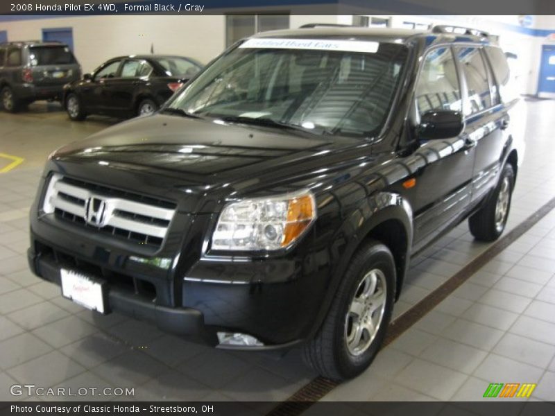 Formal Black / Gray 2008 Honda Pilot EX 4WD