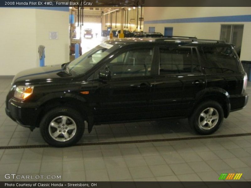 Formal Black / Gray 2008 Honda Pilot EX 4WD