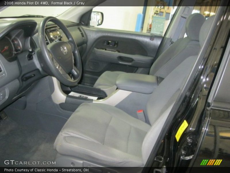 Formal Black / Gray 2008 Honda Pilot EX 4WD