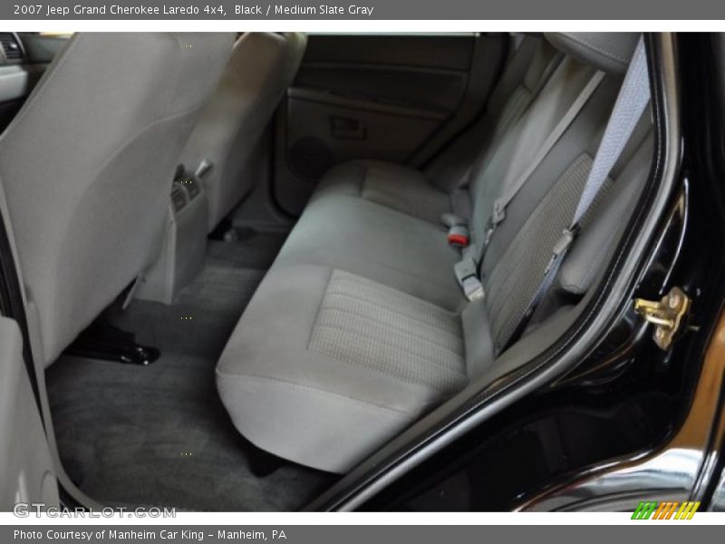 Black / Medium Slate Gray 2007 Jeep Grand Cherokee Laredo 4x4
