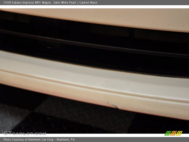 Satin White Pearl / Carbon Black 2008 Subaru Impreza WRX Wagon