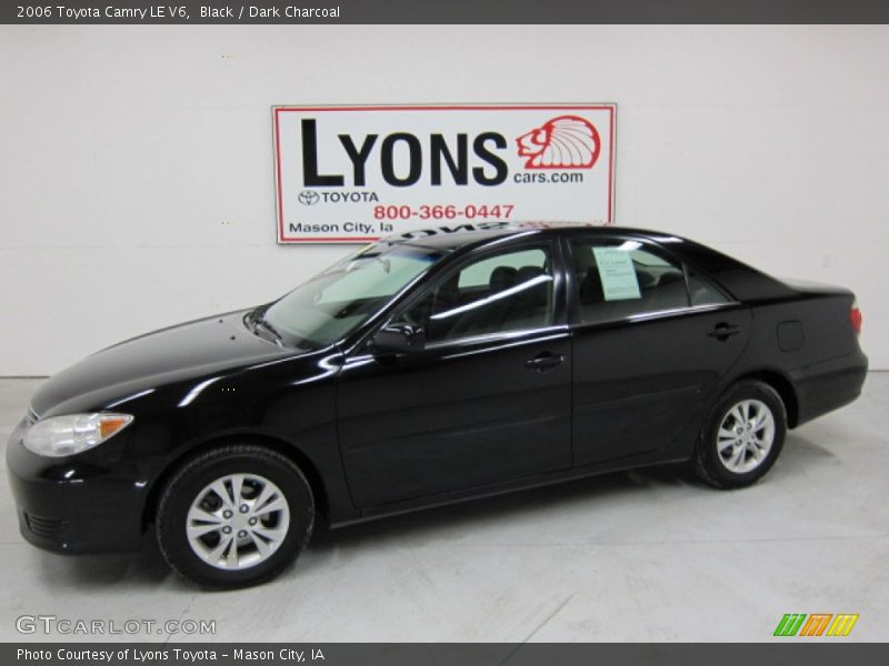 Black / Dark Charcoal 2006 Toyota Camry LE V6
