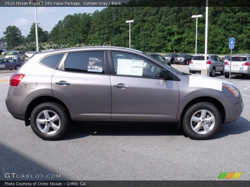 Gotham Gray / Black 2010 Nissan Rogue S 360 Value Package