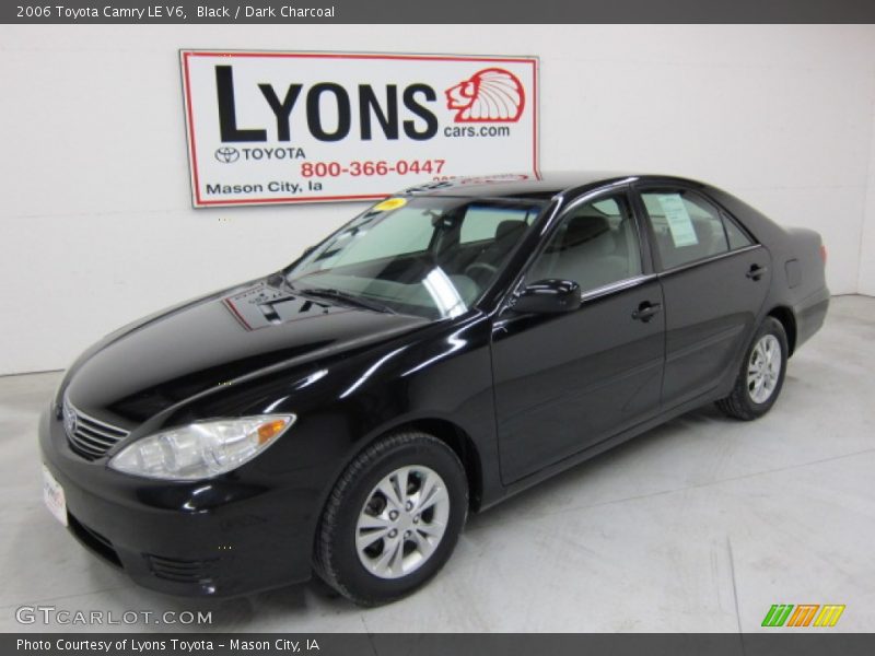Black / Dark Charcoal 2006 Toyota Camry LE V6
