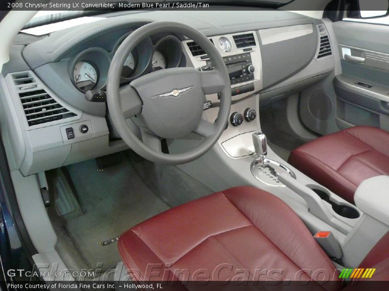Modern Blue Pearl / Saddle/Tan 2008 Chrysler Sebring LX Convertible