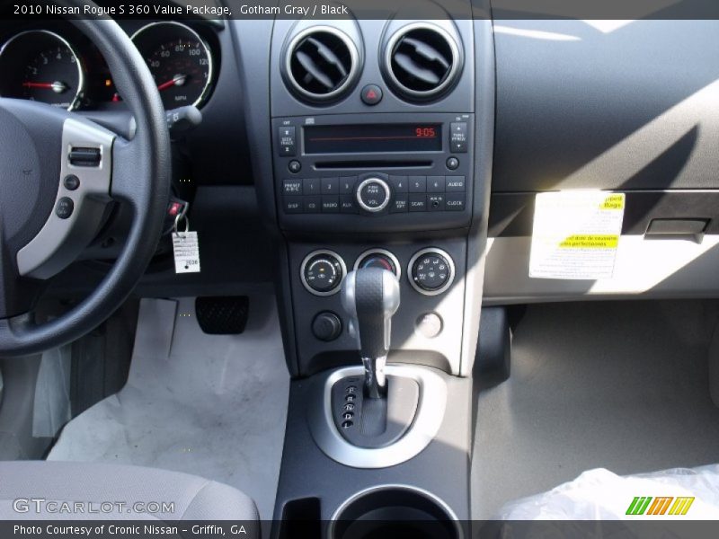 Gotham Gray / Black 2010 Nissan Rogue S 360 Value Package