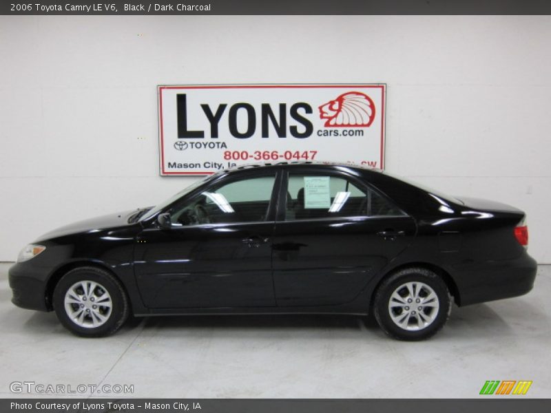 Black / Dark Charcoal 2006 Toyota Camry LE V6