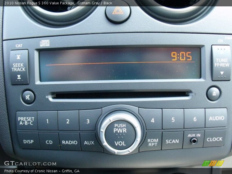 Gotham Gray / Black 2010 Nissan Rogue S 360 Value Package