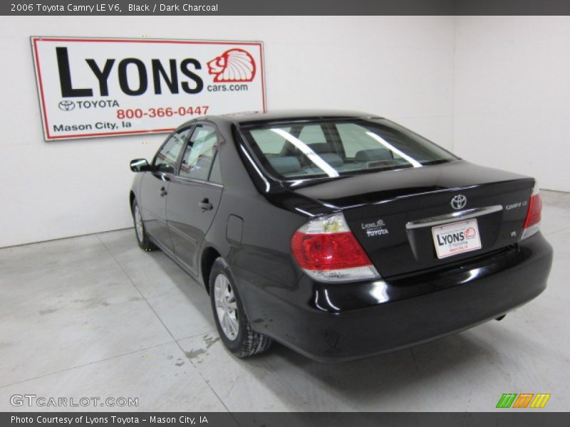 Black / Dark Charcoal 2006 Toyota Camry LE V6