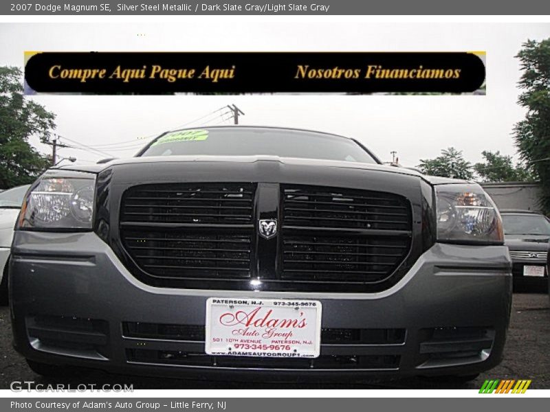 Silver Steel Metallic / Dark Slate Gray/Light Slate Gray 2007 Dodge Magnum SE
