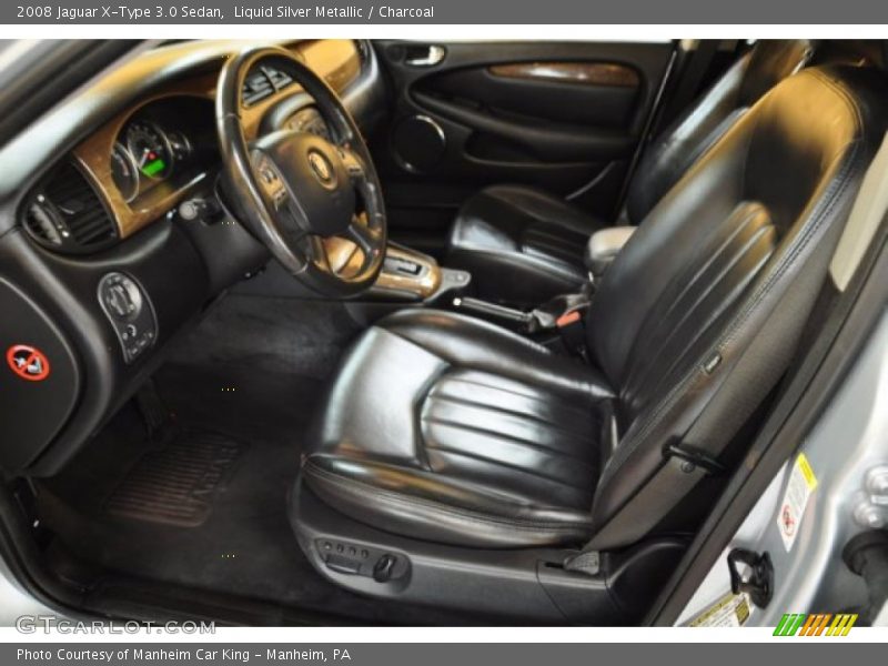 Liquid Silver Metallic / Charcoal 2008 Jaguar X-Type 3.0 Sedan