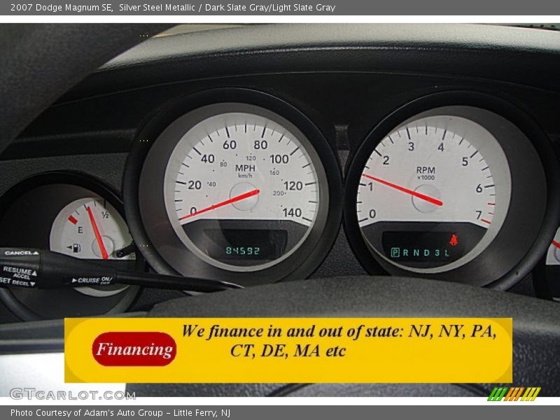 Silver Steel Metallic / Dark Slate Gray/Light Slate Gray 2007 Dodge Magnum SE