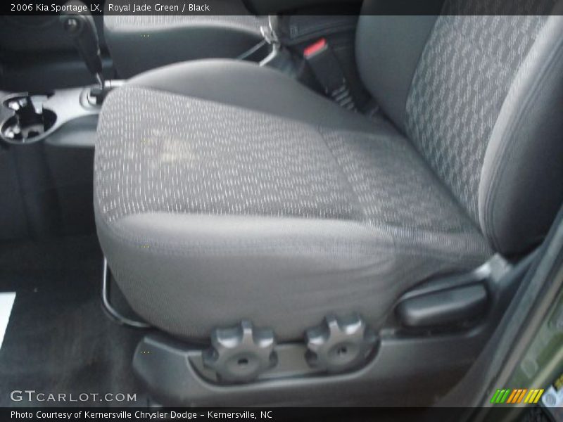 Royal Jade Green / Black 2006 Kia Sportage LX