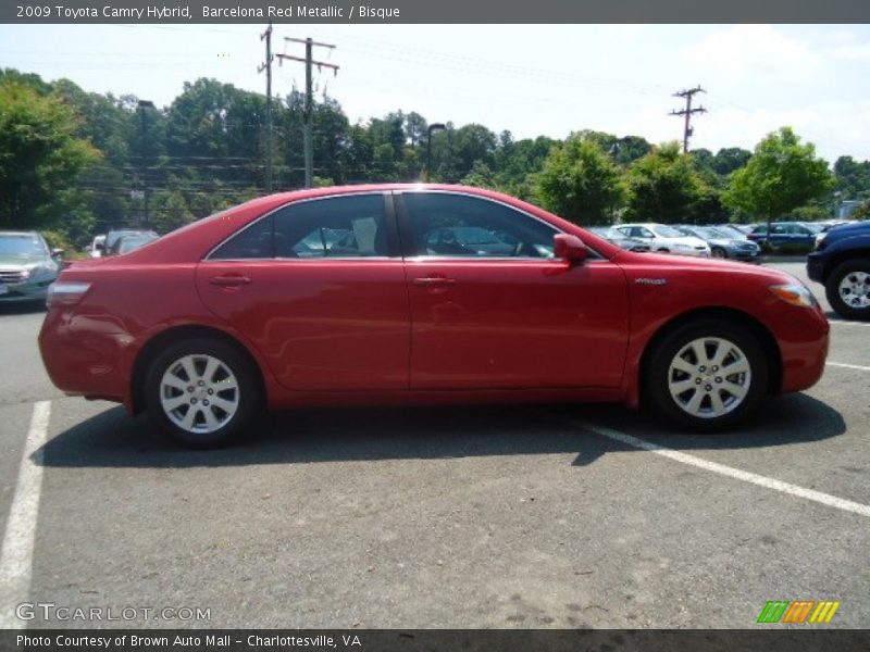 Barcelona Red Metallic / Bisque 2009 Toyota Camry Hybrid