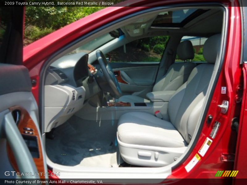 Barcelona Red Metallic / Bisque 2009 Toyota Camry Hybrid